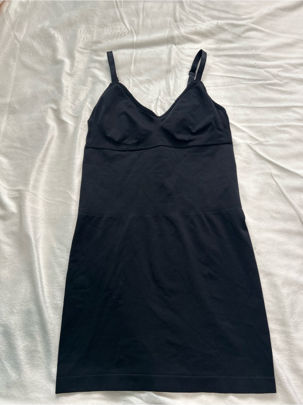 Black compression Shaping Slip Dress sz:small - Picture 2 of 4